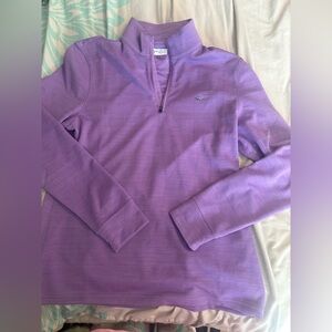 Greg Norman Collection Purple Lavender Quarter-Zip Pullover